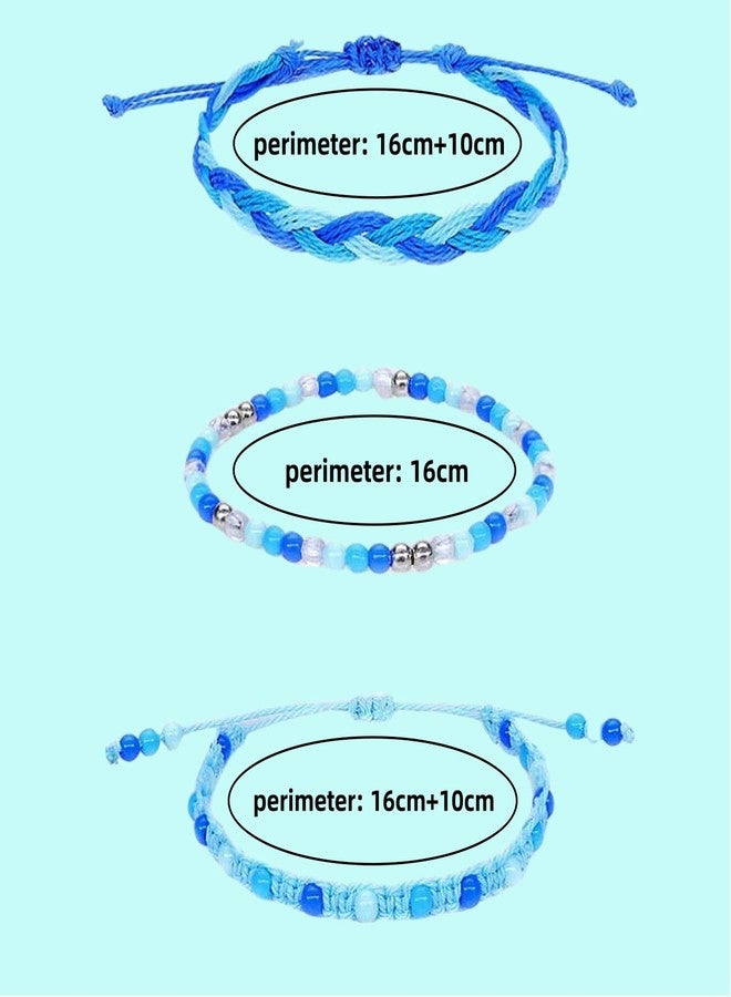 YANMIN 15pcs Braided Beaded Friendship Bracelets for Teens Girls Handmade Stackable Woven Cute Girls Bracelets Teenager Pinata Goody Bag Stocking Stuffers Tween Birthday Valentine's Day Party Favors - Image 3